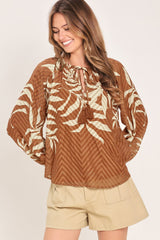Warm Breeze Woven Top