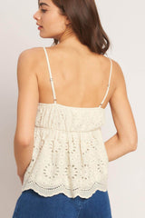 COTTAGE DREAM WOVEN TOP | Boutique In USA, TOPS, $ 60.00, A Moment Of Now™