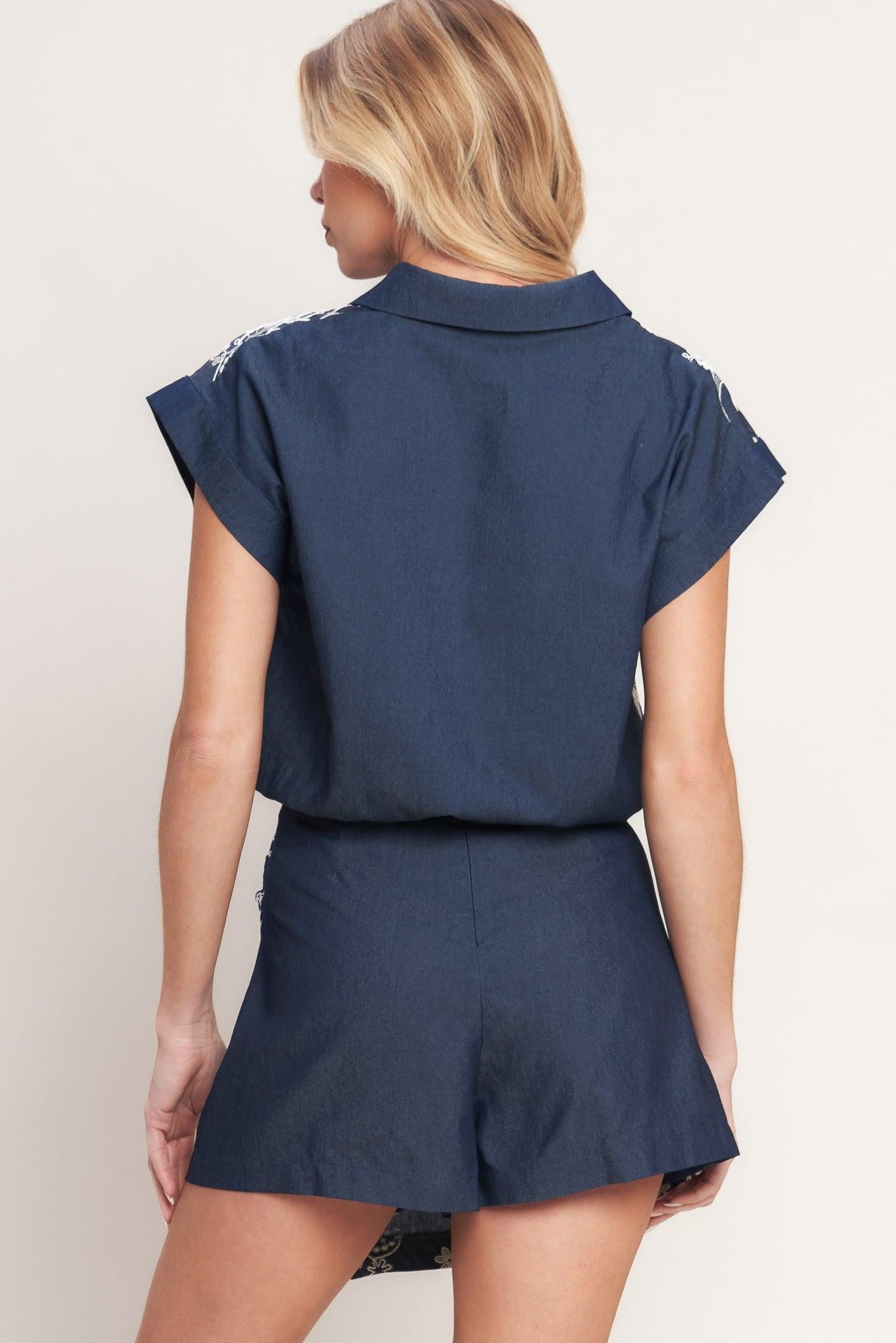 Handcrafted Feel Embroidery Top, TOPS, $ 50.00, A Moment Of Now™