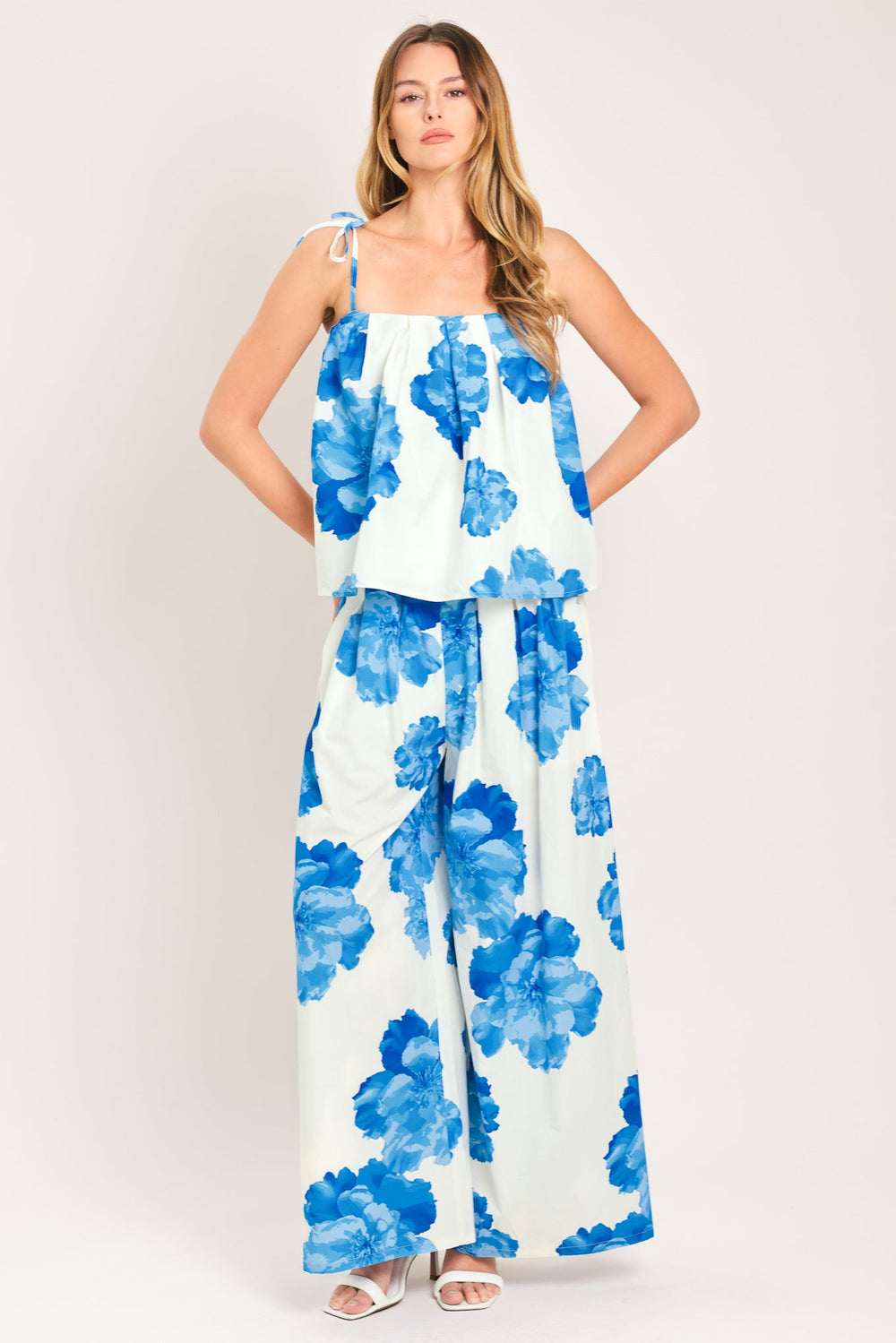 Tropic Blue Woven Top, TOPS, $ 56.00, A Moment Of Now™