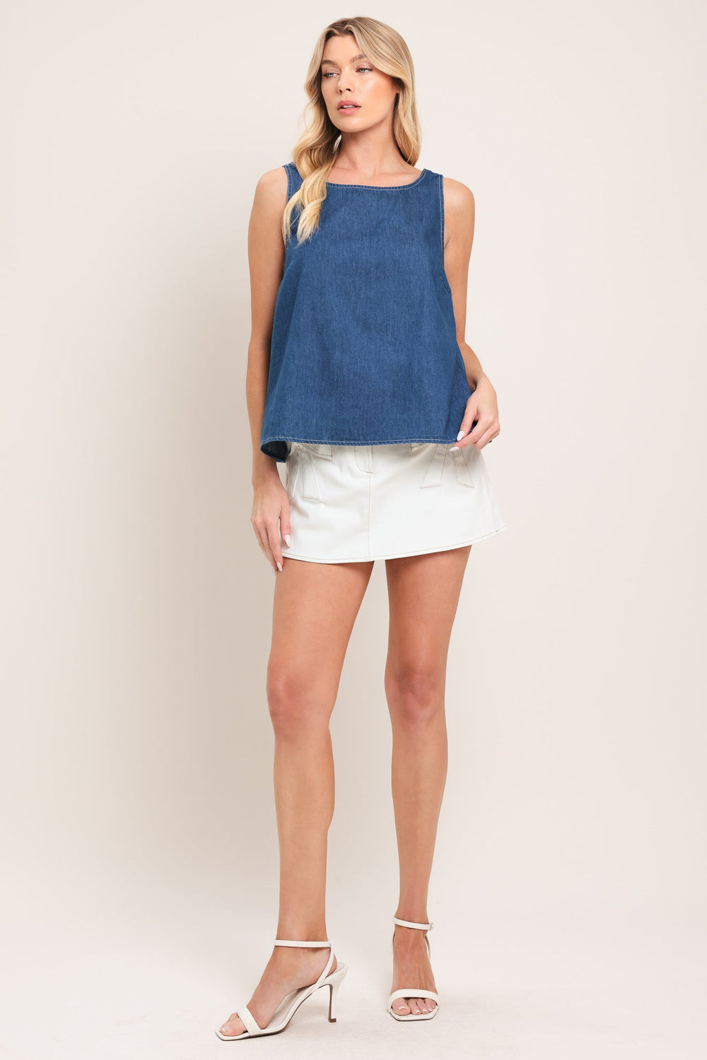 Washed Flow Woven Top, TOPS, $ 56.00, A Moment Of Now™