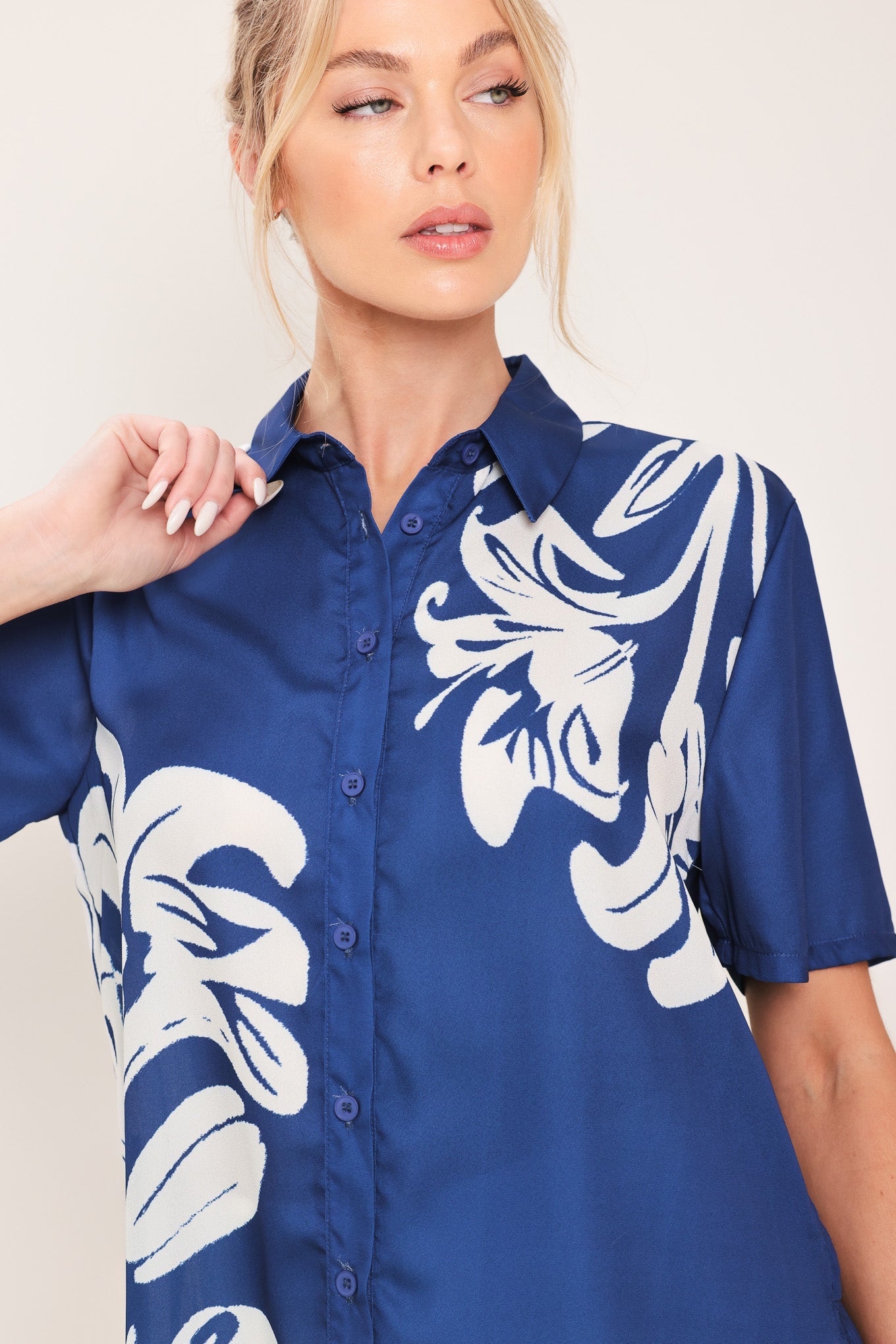Coastal Bloom Woven Top, TOPS, $ 54.00, A Moment Of Now™