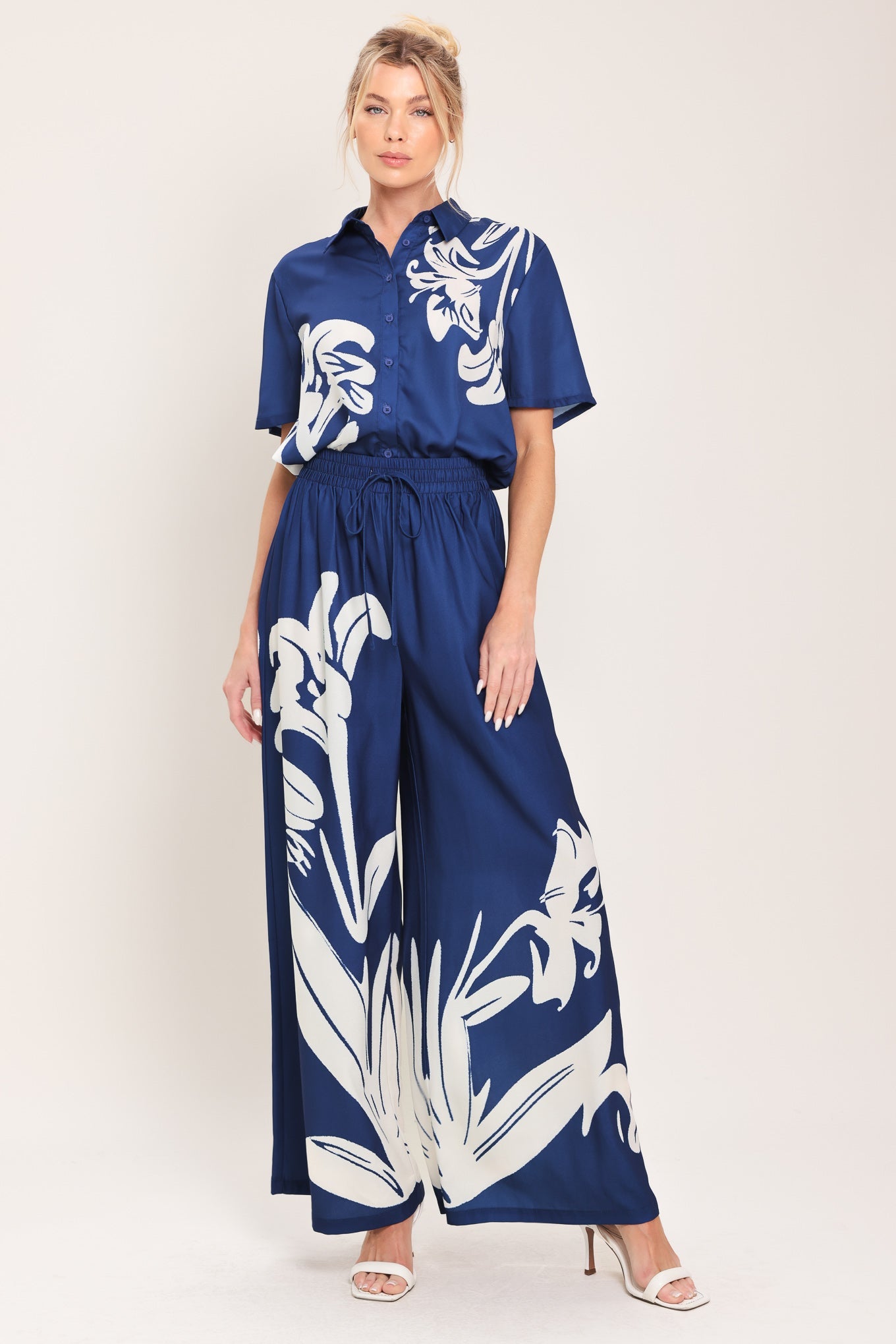 Coastal Bloom Woven Top, TOPS, $ 54.00, A Moment Of Now™