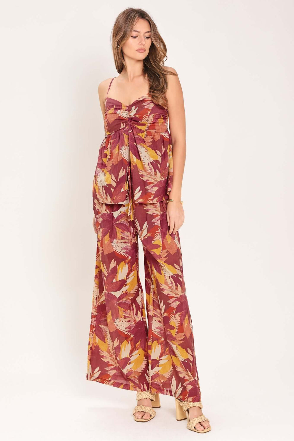 Resort Dream Palazzo Woven Top | Boutique In USA, TOPS, $ 54.00, A Moment Of Now™