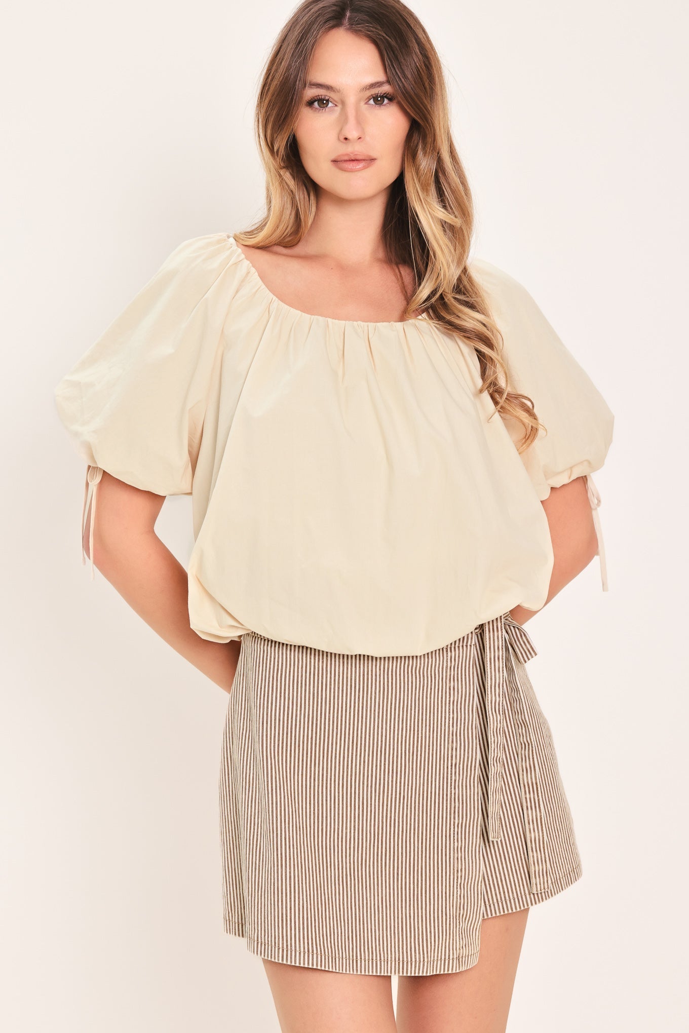 NATURAL CHARM WOVEN TOP | Boutique In USA, TOPS, $ 56.00, A Moment Of Now™