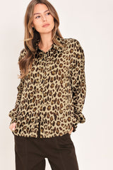Jungle Glam Woven Top