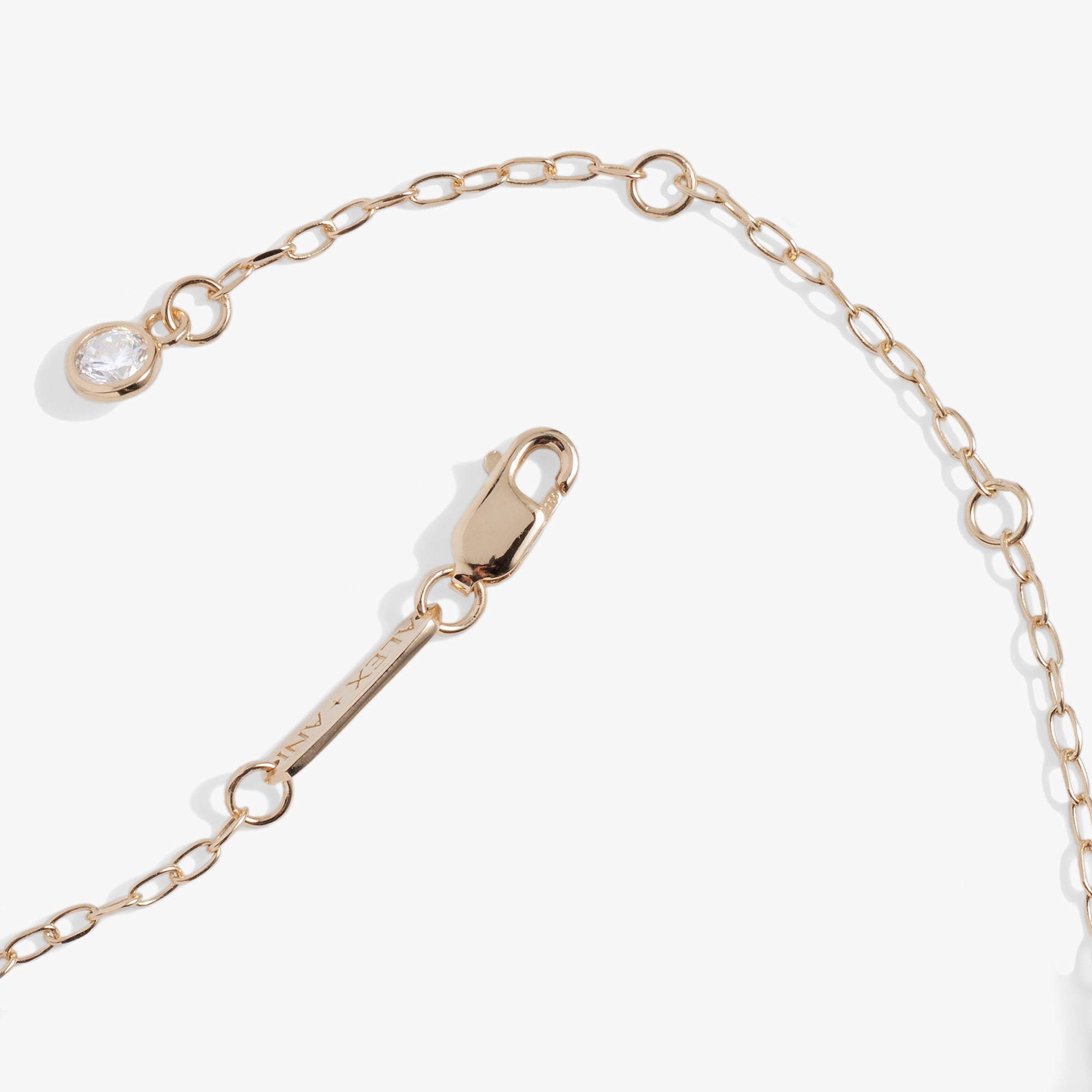 Initial D Precious Elongated Necklace, Necklaces, $ 39.90, A Moment Of Now™