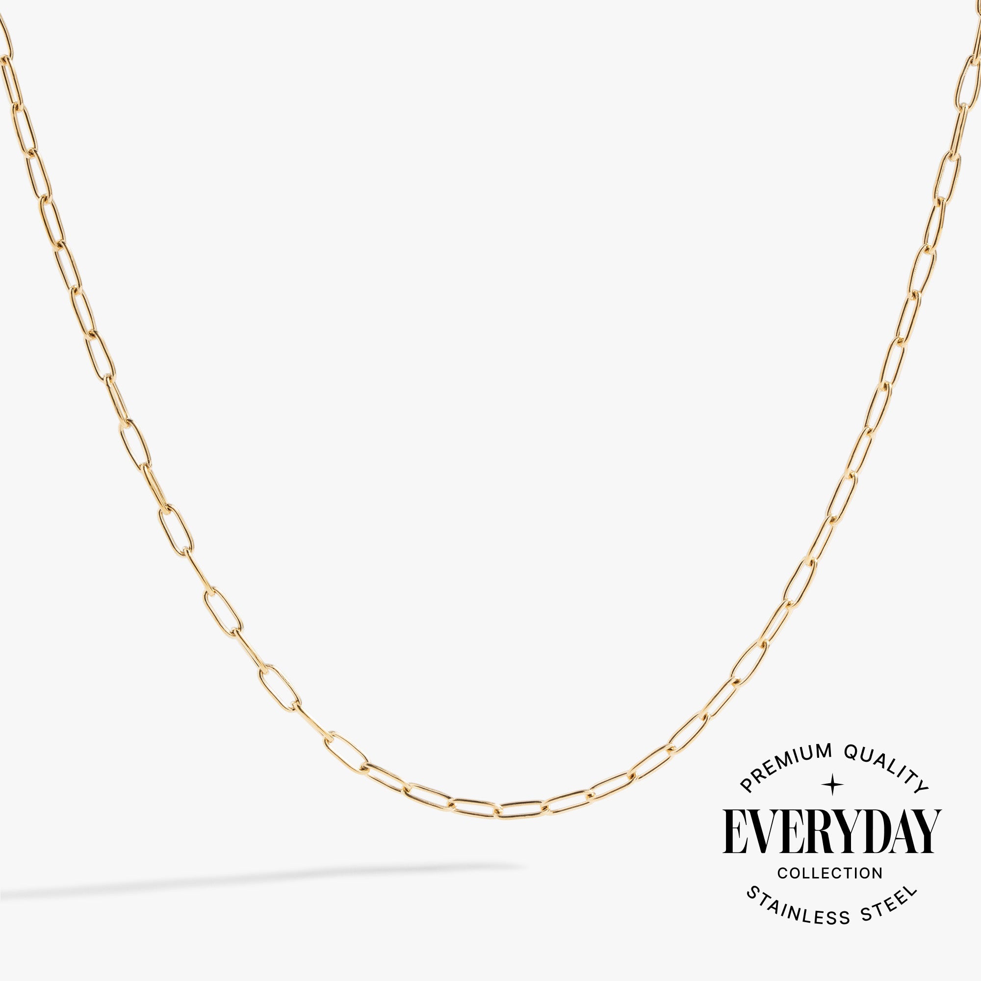 Paperclip Charm & Layering Necklace, Necklaces, $ 38.00, A Moment Of Now™