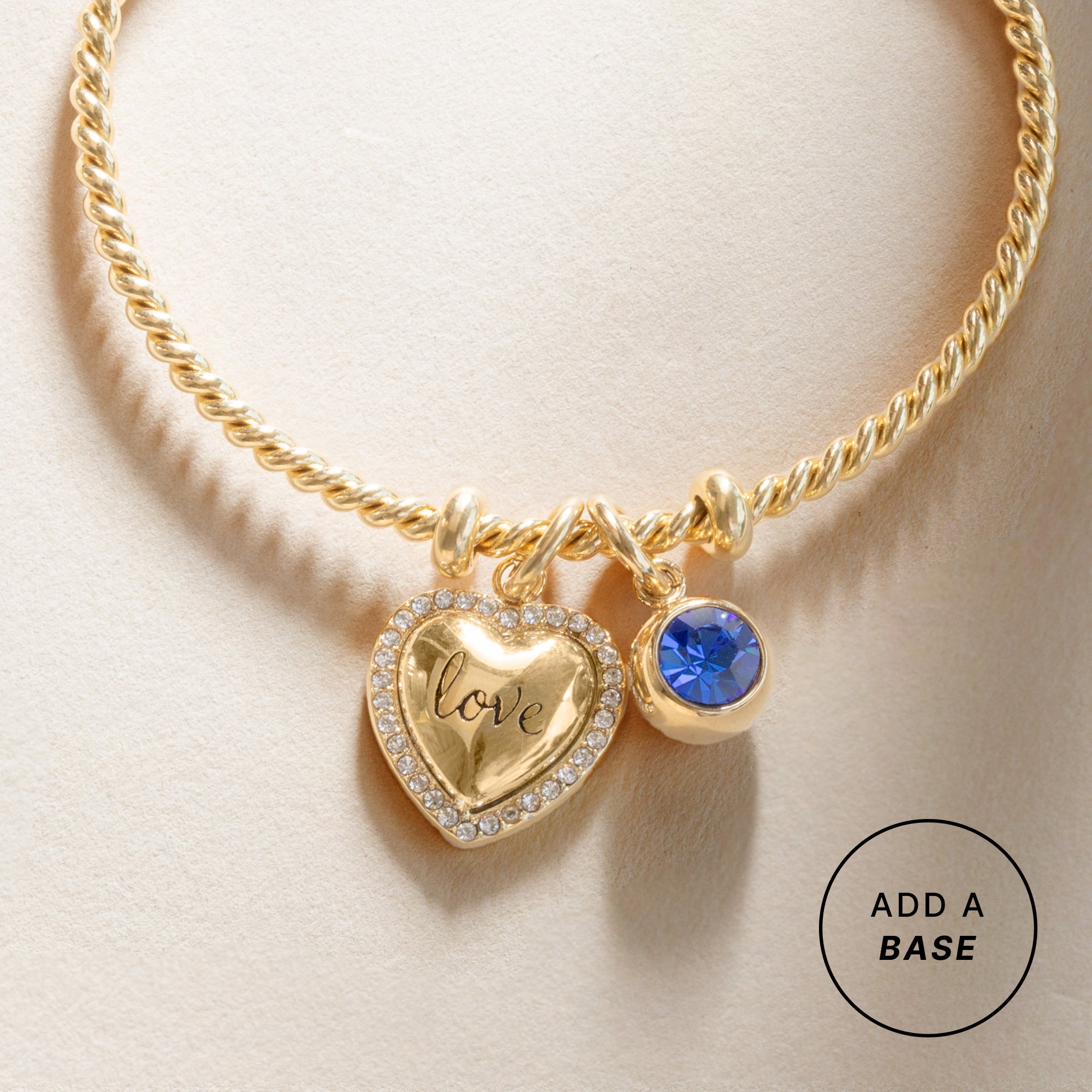 Love Pave Heart Interchangeable Charm, Charms & Pendants, $ 18.00, A Moment Of Now™