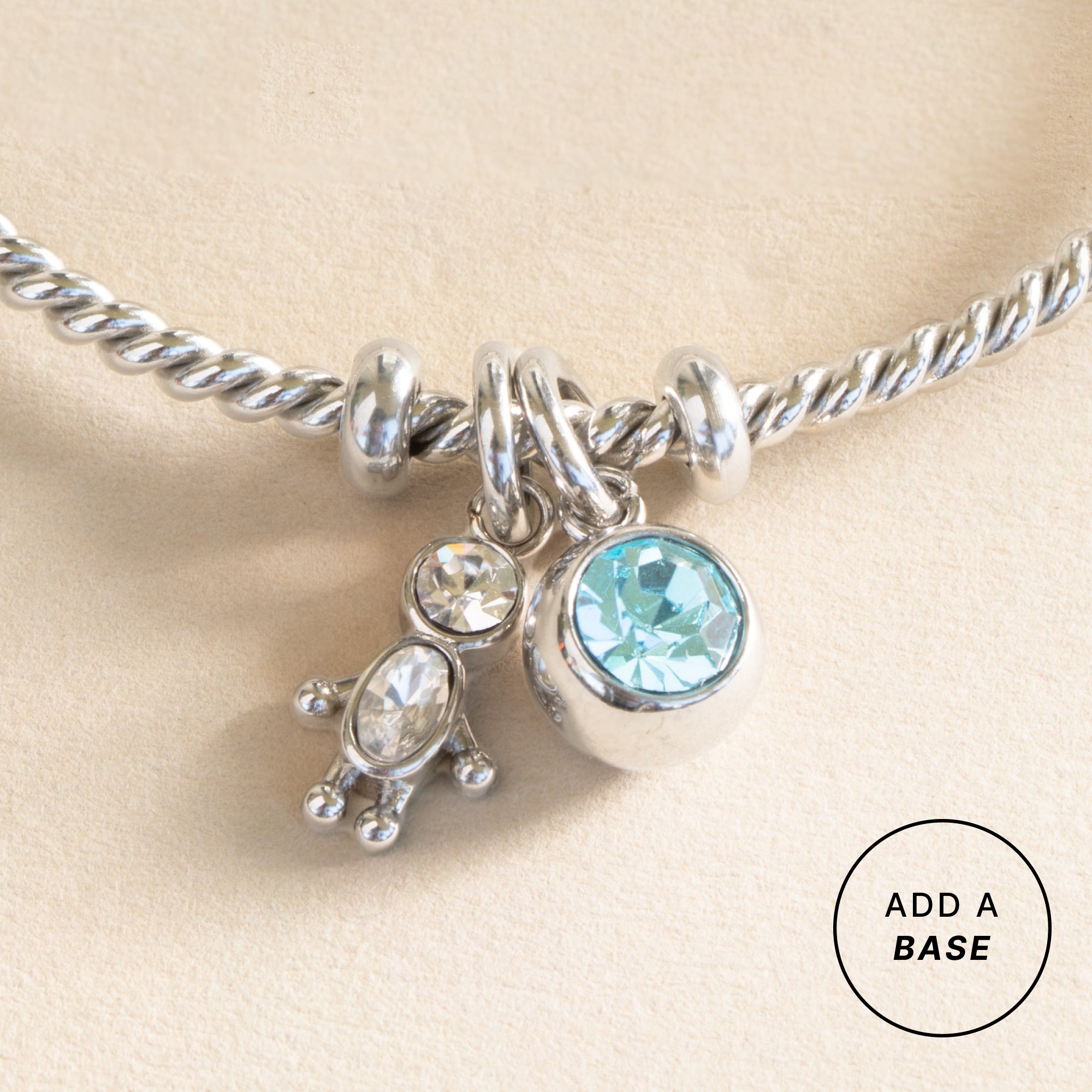 March Birthstone Interchangeable Charm, Charms & Pendants, $ 7.90, A Moment Of Now™