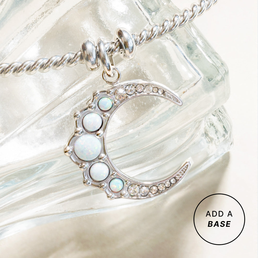 Opal Moon Interchangeable Charm, Charms & Pendants, $ 22.00, A Moment Of Now™