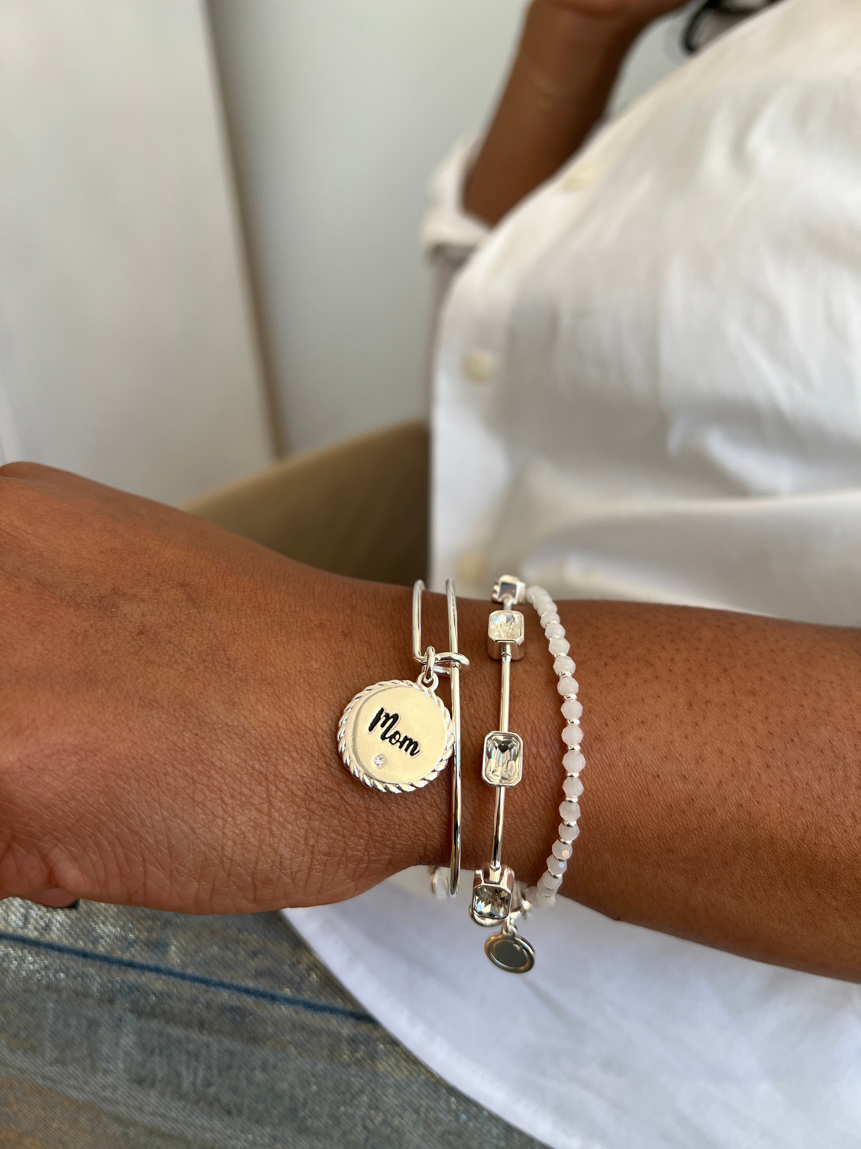 Mom Charm Bangle, Bracelets, $ 24.00, A Moment Of Now™