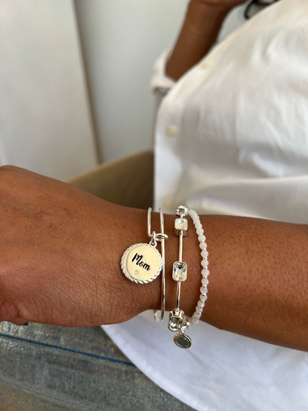 Mom Charm Bangle, Bracelets, $ 24.00, A Moment Of Now™
