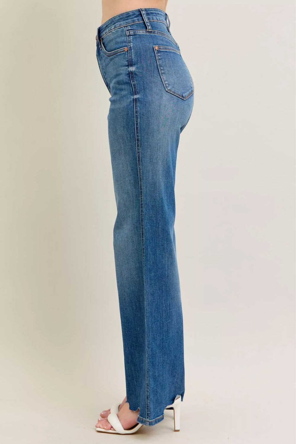 Judy Blue High Waist Tummy Control Wide Leg Jeans | Full Size, Jeans, $ 71.00, A Moment Of Now™