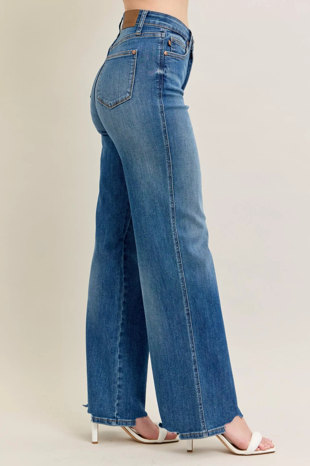 Judy Blue High Waist Tummy Control Wide Leg Jeans | Full Size, Jeans, $ 71.00, A Moment Of Now™