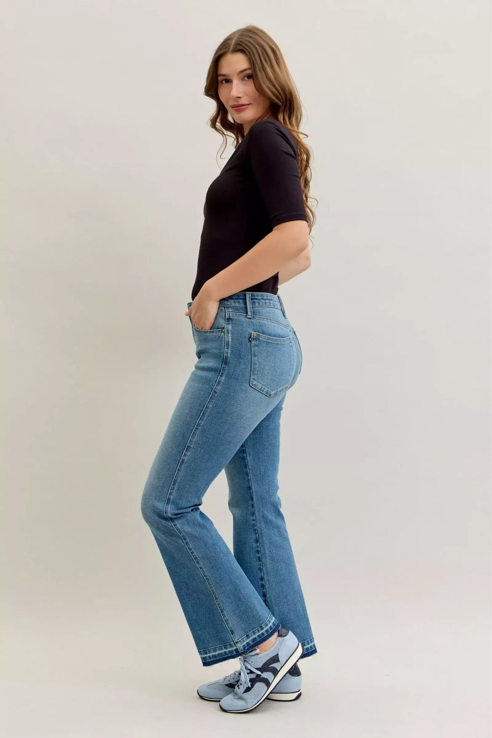 Judy Blue Mid Rise Slim Bootcut Jeans: Comfort & Style, Jeans, $ 75.00, A Moment Of Now™