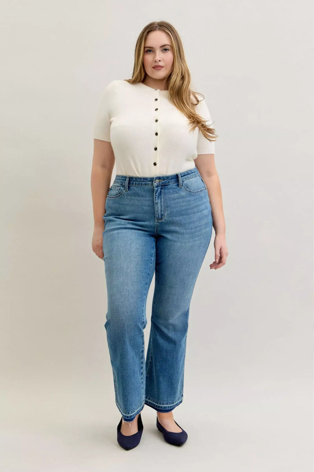 Judy Blue Mid Rise Slim Bootcut Jeans: Comfort & Style, Jeans, $ 75.00, A Moment Of Now™