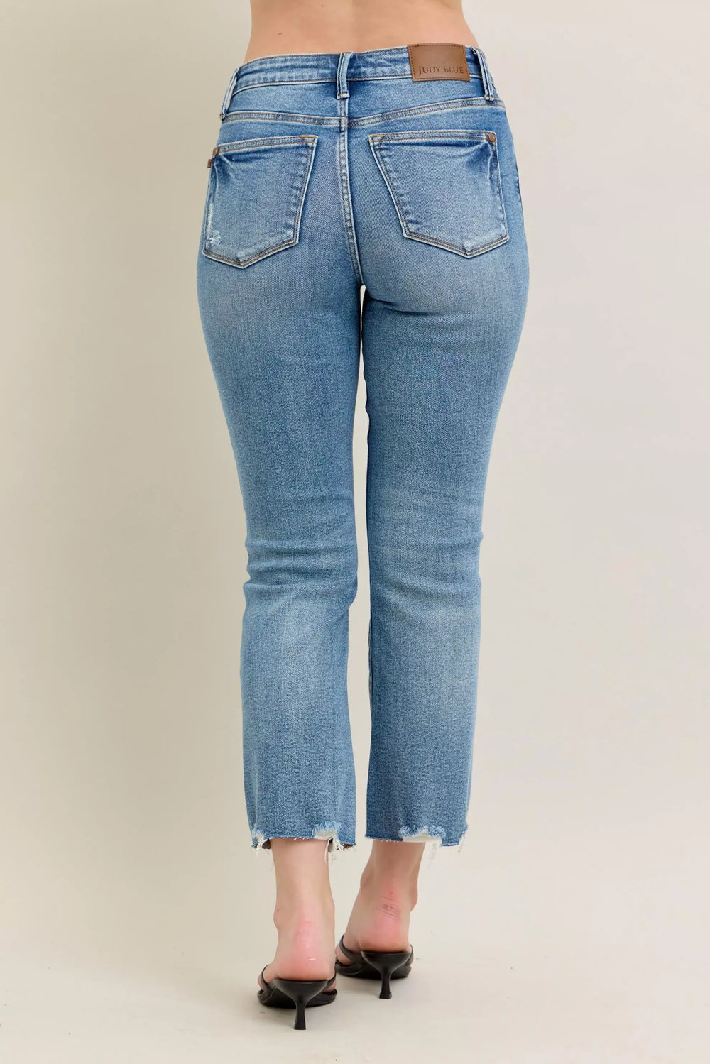Judy Blue Mr Vintage Wash Destroy Hem Kick Flare Jeans, Jeans, $ 69.00, A Moment Of Now™