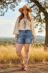 Judy Blue Plus Size High Rise Denim Shorts | 1XL–3XL, Shorts, $ 61.00, A Moment Of Now™