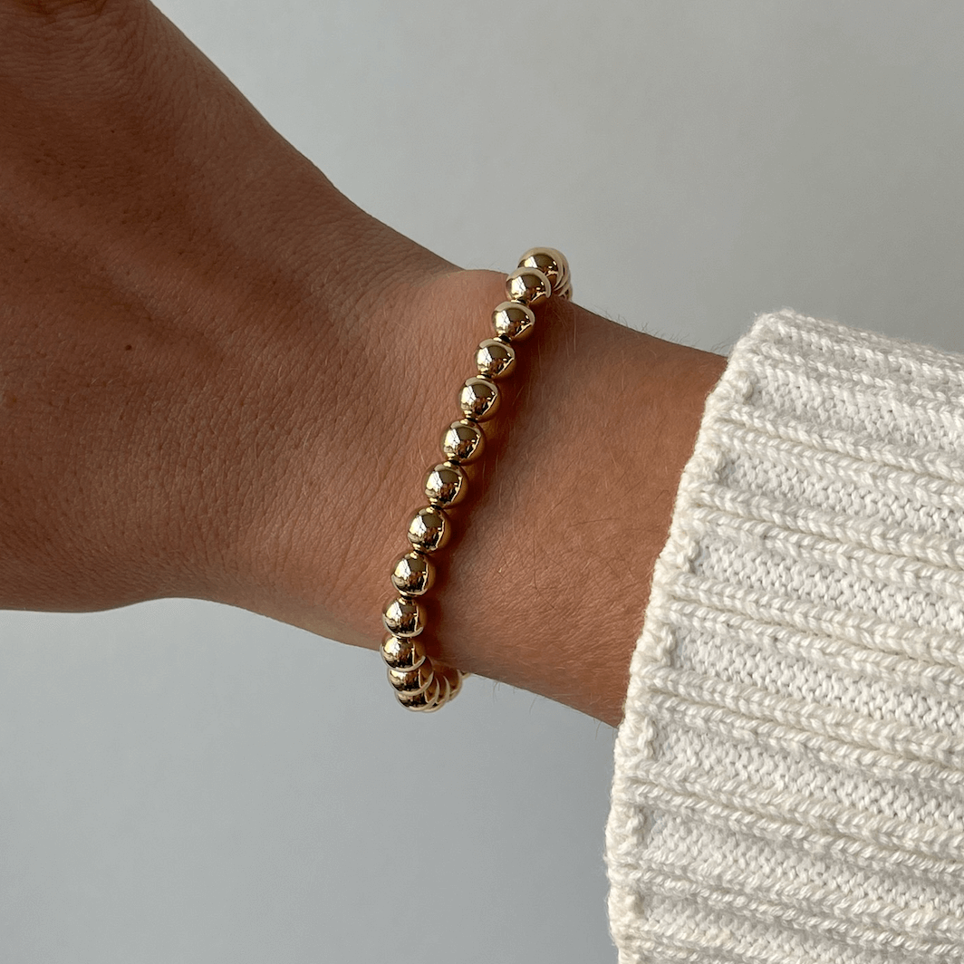 Juno Bracelet 6mm | Minimalist Stackable Jewelry, Bracelets, $ 108.00, A Moment Of Now™