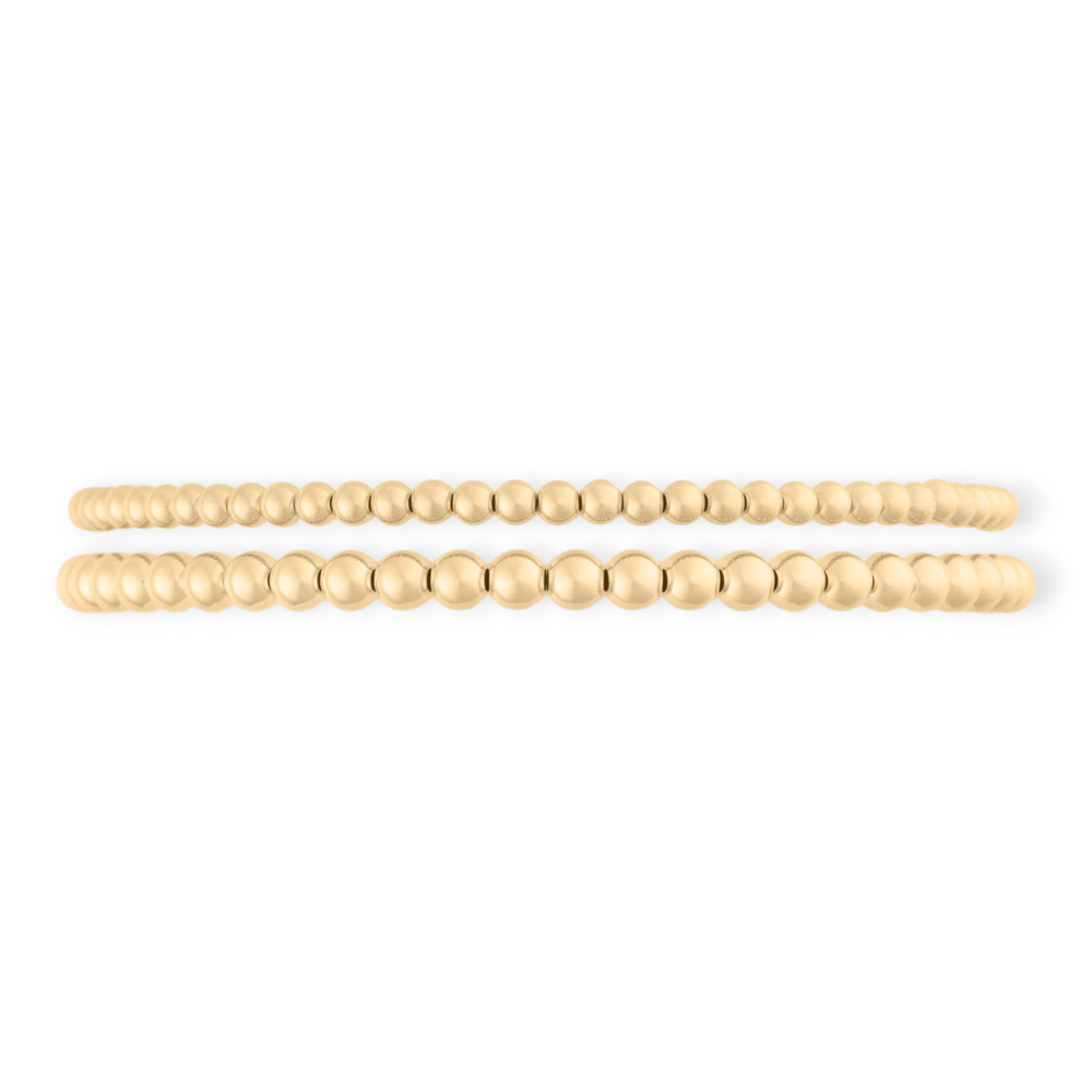 juno bracelet double stack (3+4mm), Bracelets, $ 105.00, A Moment Of Now™