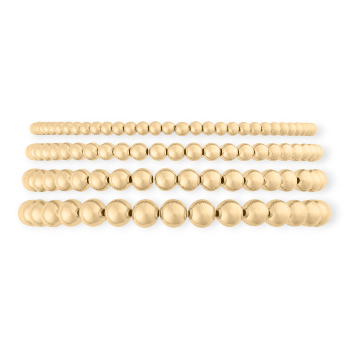 juno bracelet four stack (3+4+5+6mm), Bracelets, $ 262.00, A Moment Of Now™