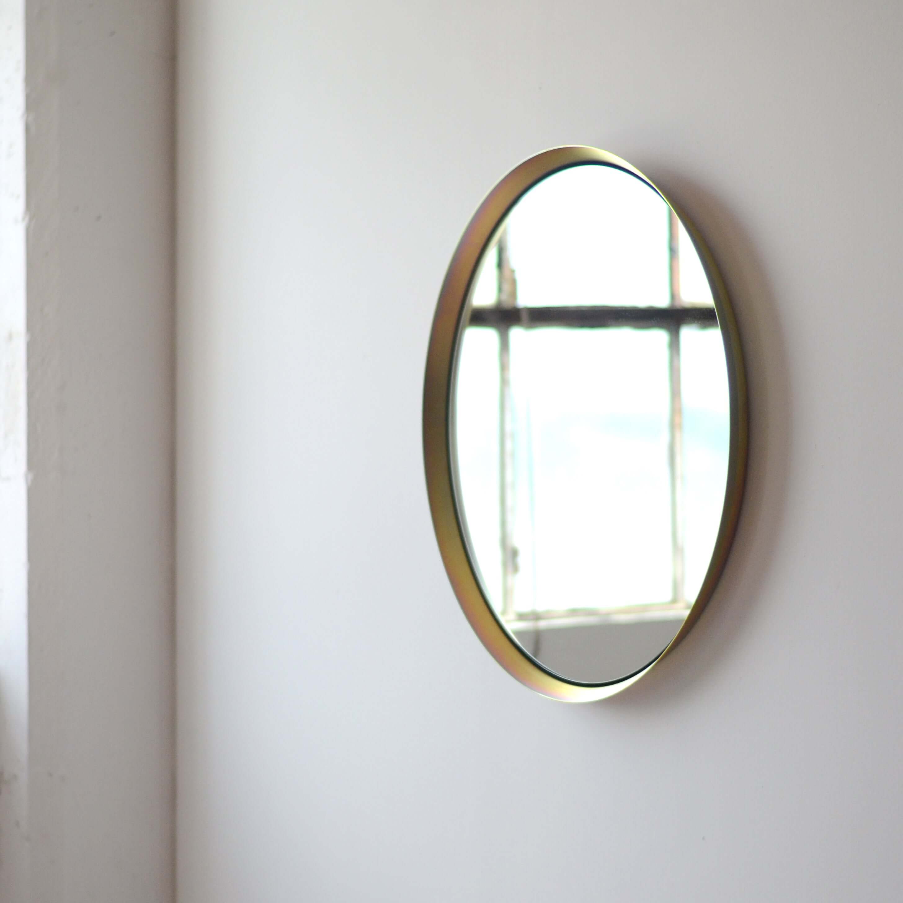 Kendrick Glass Round Mirror