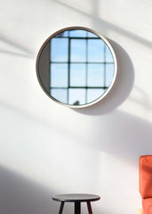 Kendrick Glass Round Mirror