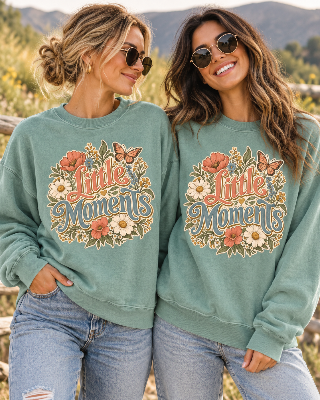 Little Moments Floral Sweatshirt