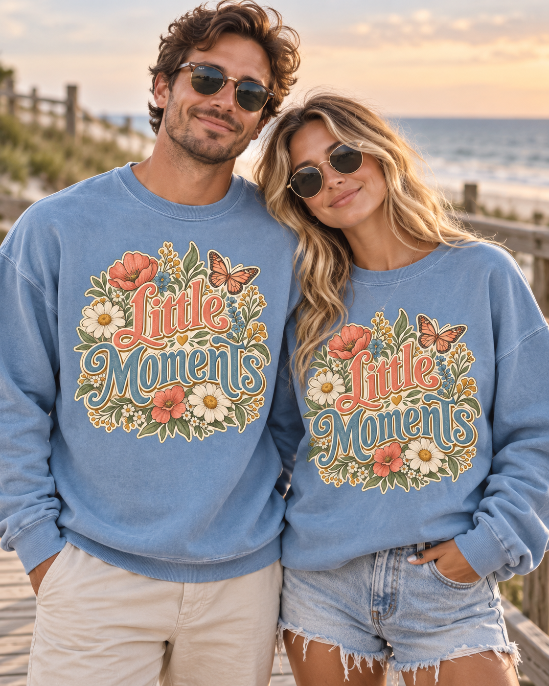 Little Moments Floral Sweatshirt