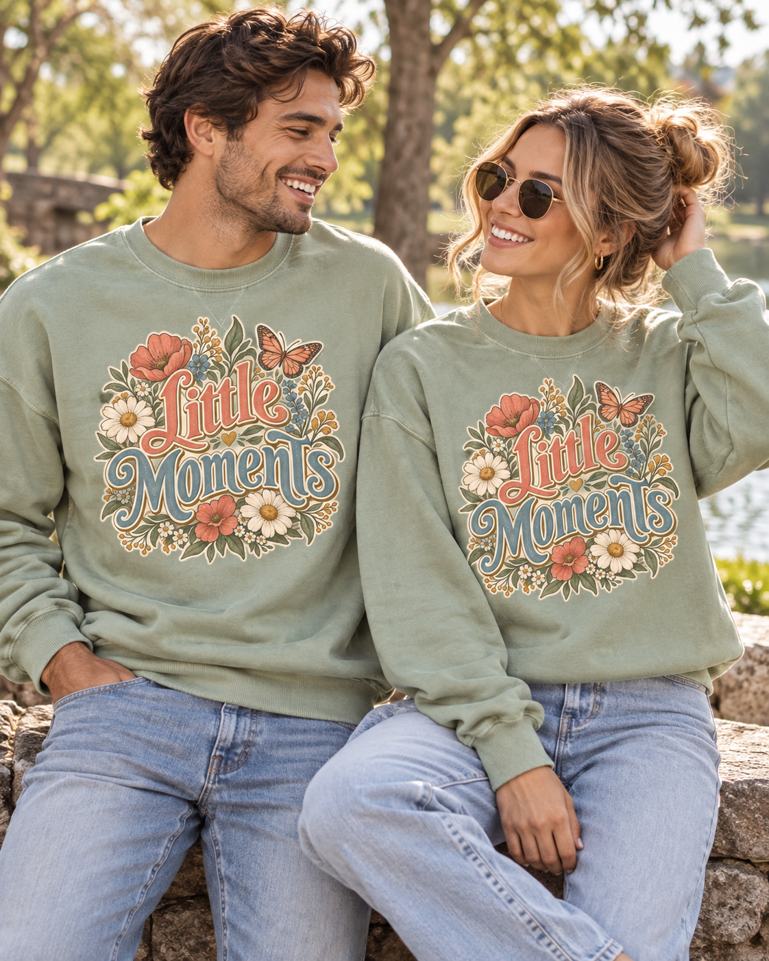 Little Moments Floral Sweatshirt