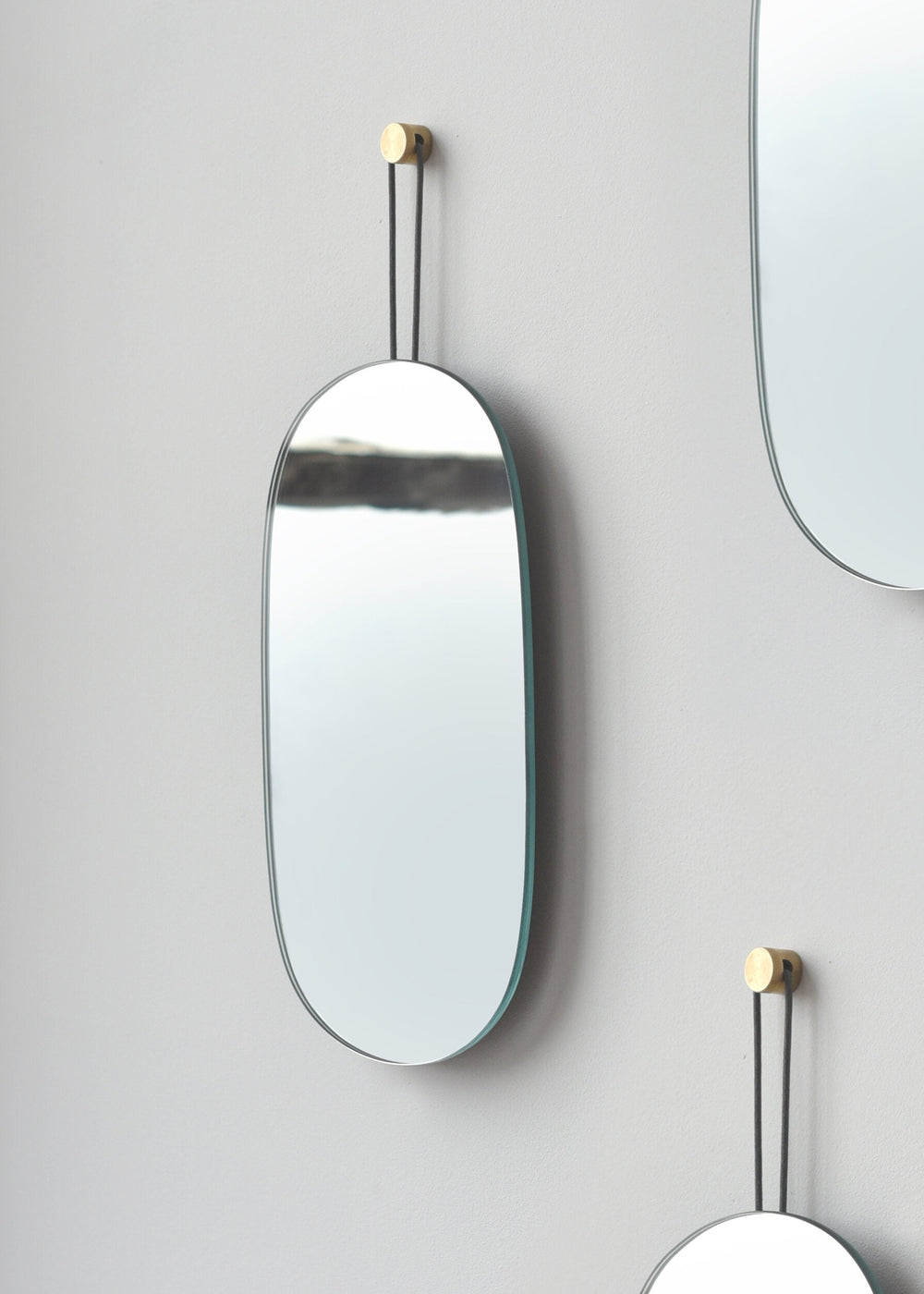Lure Single Soft-Oval Wall Mirror | Handmade in USA - Misewell, Mirrors, $ 149.00, A Moment Of Now™