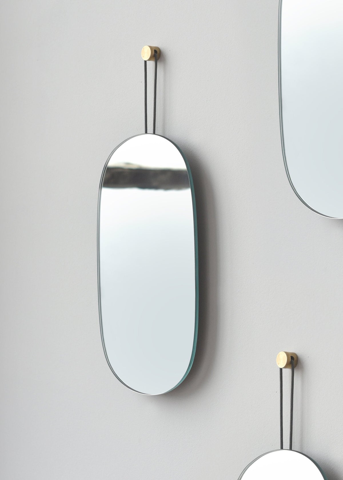 Lure Single Soft-Oval Wall Mirror | Handmade in USA - Misewell, Mirrors, $ 149.00, A Moment Of Now™