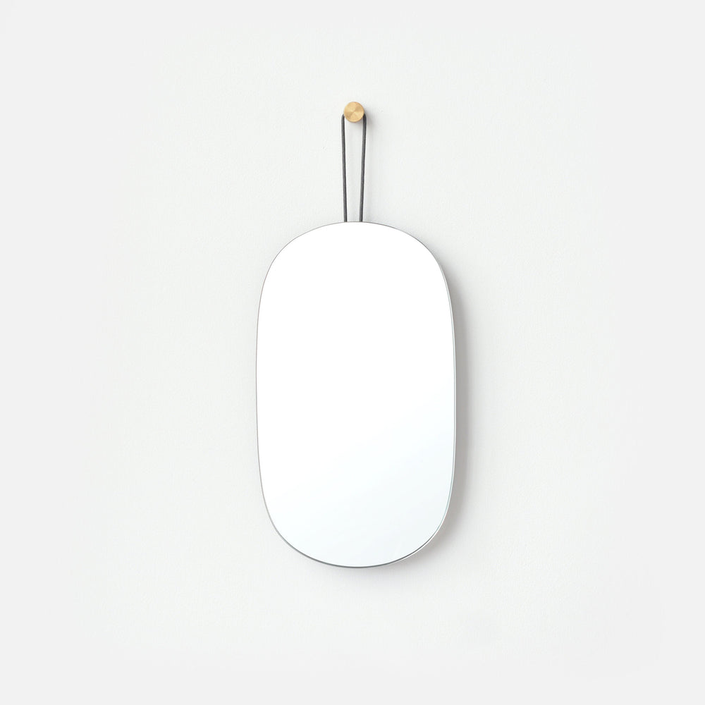 Lure Single Soft-Oval Wall Mirror | Handmade in USA - Misewell, Mirrors, $ 149.00, A Moment Of Now™