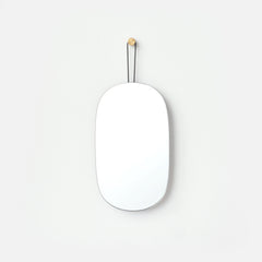 Lure Single Soft-Oval Wall Mirror | Handmade in USA - Misewell, Mirrors, $ 149.00, A Moment Of Now™