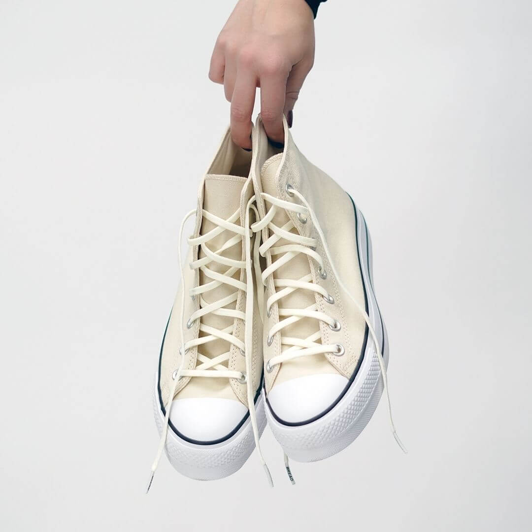 Luxe Creme Elastic Shoelaces - No Tie Bread Laces | A Moment Of Now™, Elastic Shoelace, $ 9.99, A Moment Of Now™
