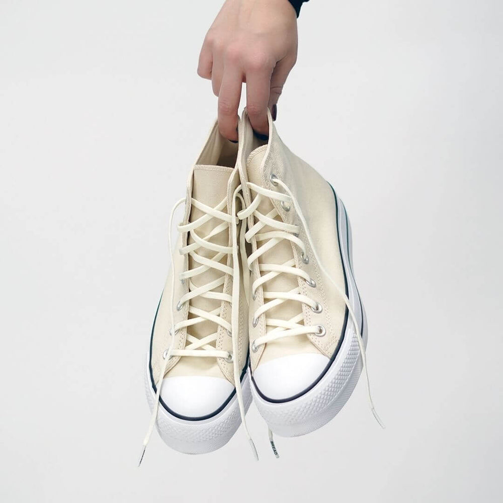 Luxe Creme Elastic Shoelaces - No Tie Bread Laces | A Moment Of Now™, Elastic Shoelace, $ 9.99, A Moment Of Now™