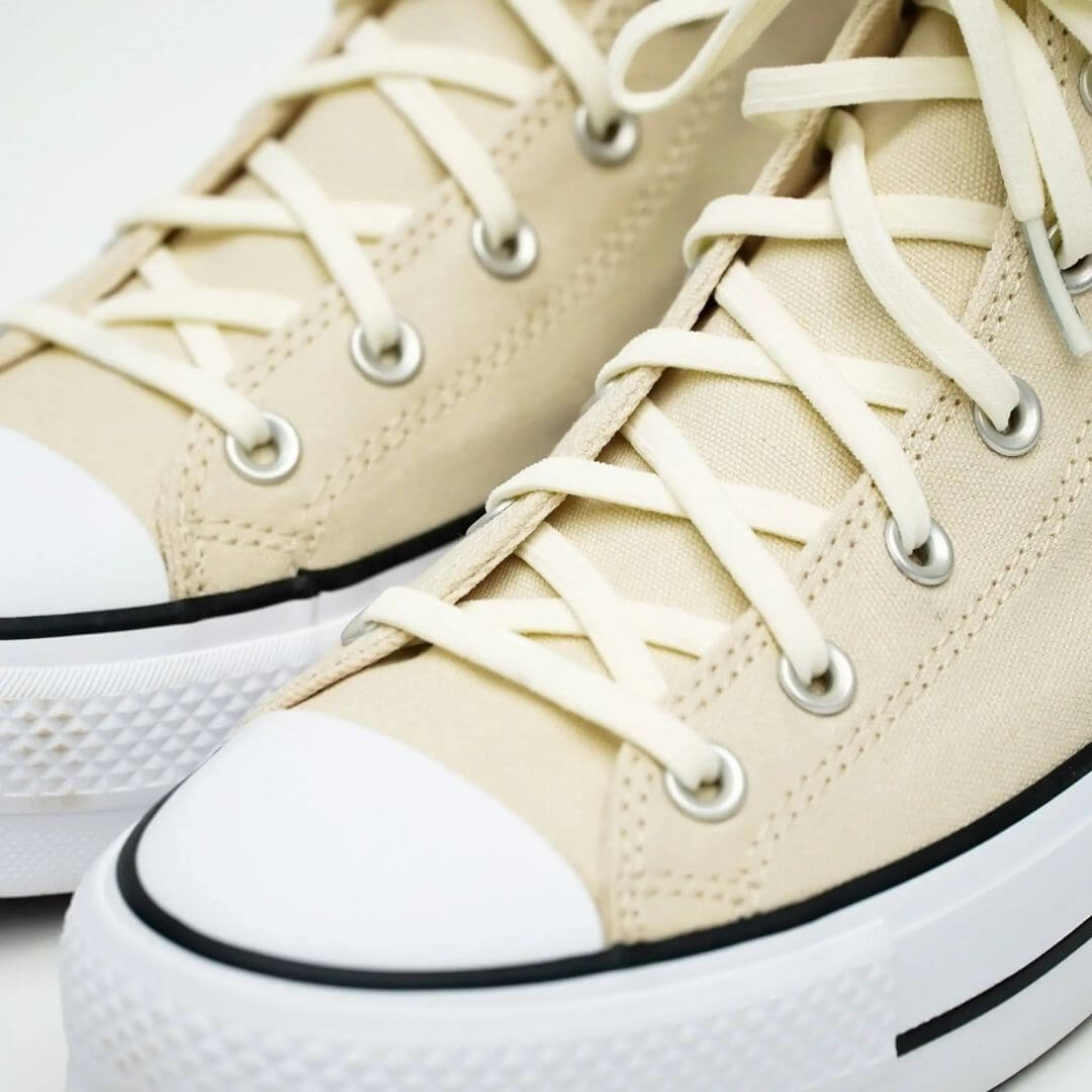 Luxe Creme Elastic Shoelaces - No Tie Bread Laces | A Moment Of Now™, Elastic Shoelace, $ 9.99, A Moment Of Now™