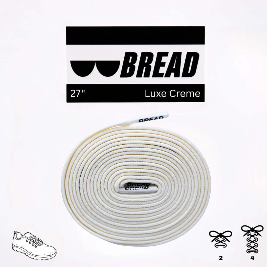 Luxe Creme Elastic Shoelaces - No Tie Bread Laces | A Moment Of Now™, Elastic Shoelace, $ 9.99, A Moment Of Now™
