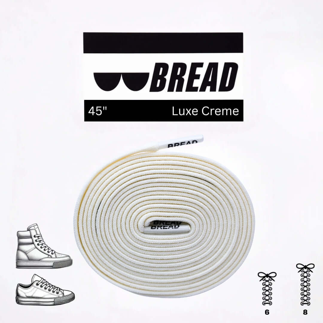 Luxe Creme Bread Laces Elastic Shoelaces | Boutique In USA, Elastic Shoelace, $ 9.99, A Moment Of Now™