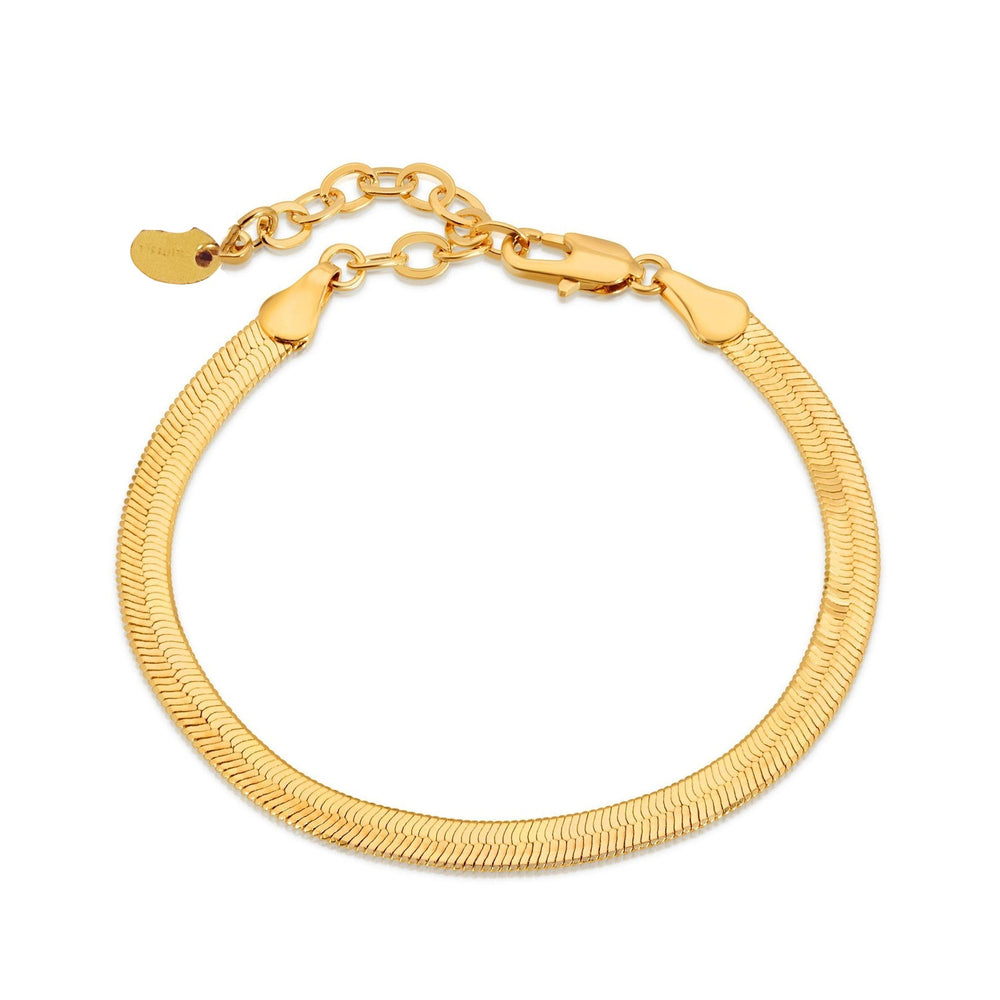 Liquid Gold Herringbone Chain Bracelet, Bracelets, $ 31.87, A Moment Of Now™