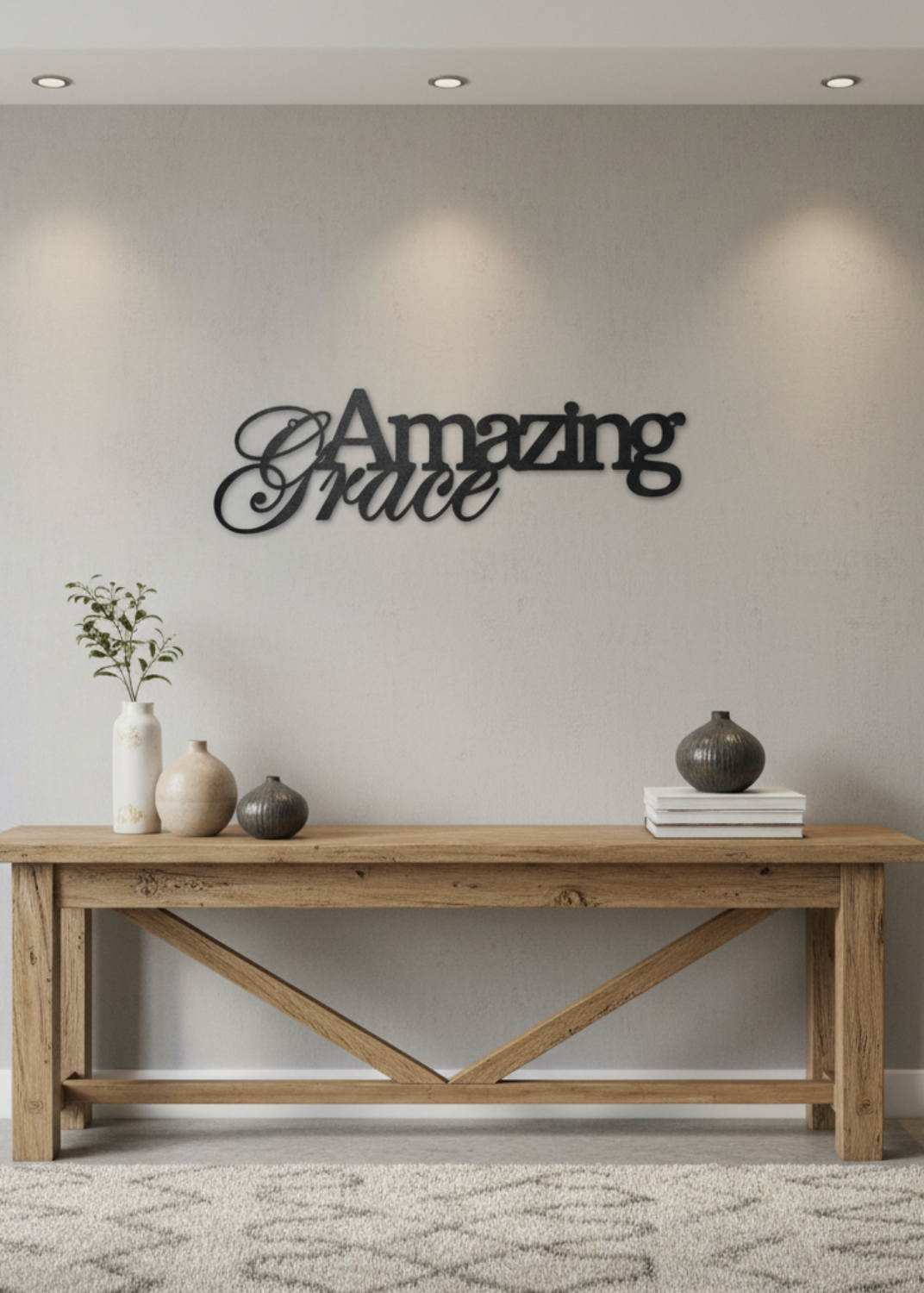 Amazing Grace - Steel Sign