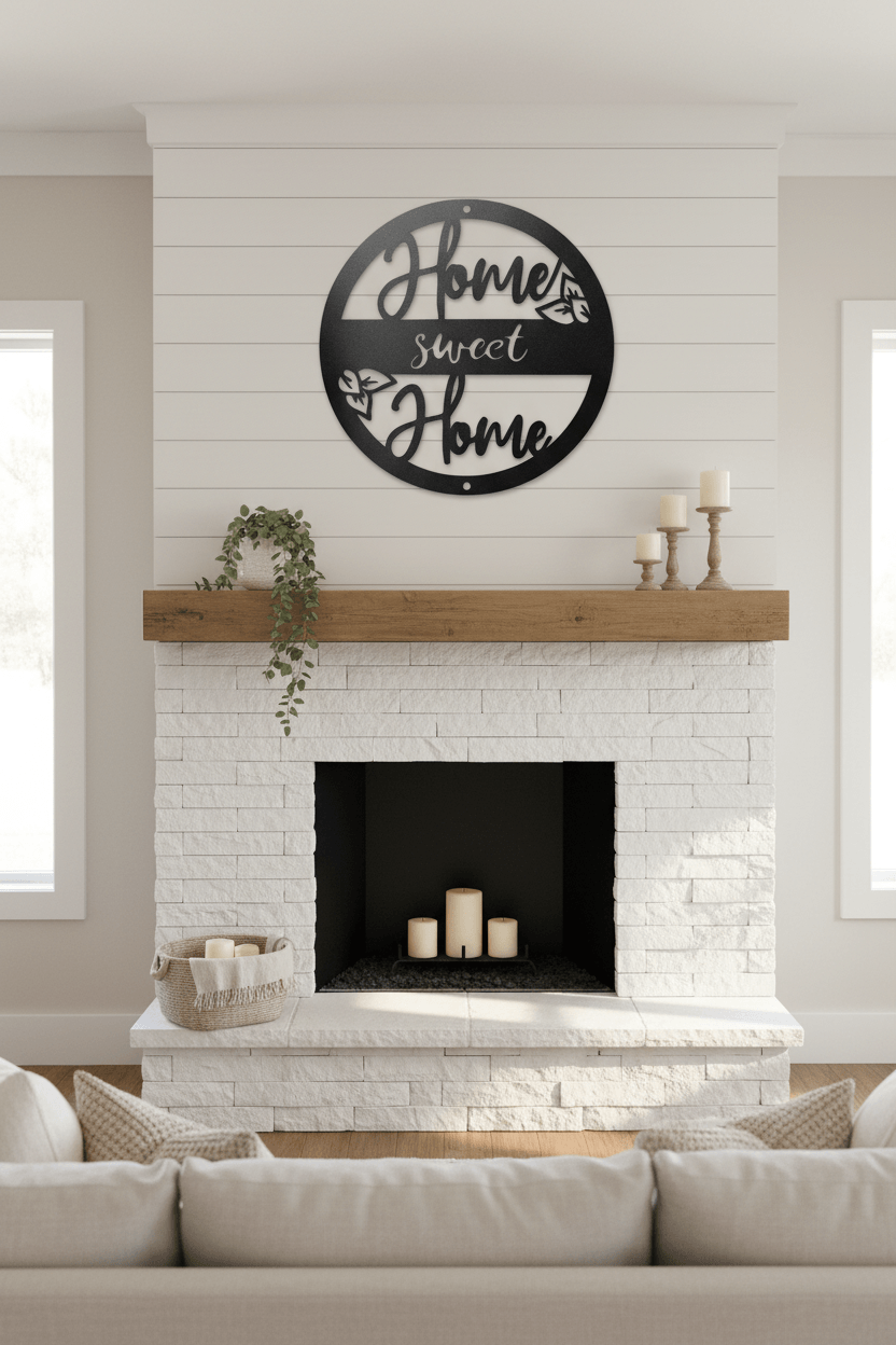 Home Sweet Home Steel Sign