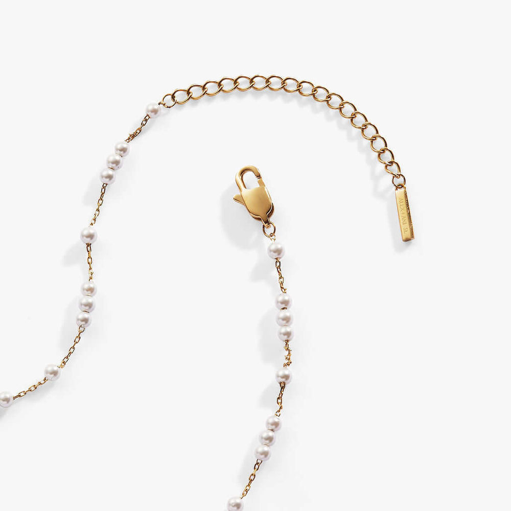 Mother of Pearl Beaded Necklace, Necklaces, $ 59.90, A Moment Of Now™