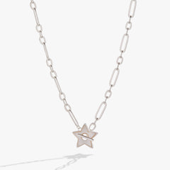 Star Mother of Pearl Toggle Necklace, Necklaces, $ 23.90, A Moment Of Now™