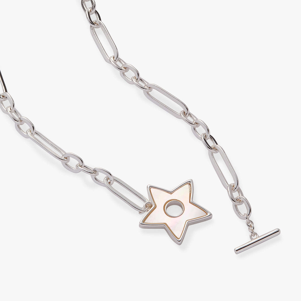 Star Mother of Pearl Toggle Necklace, Necklaces, $ 23.90, A Moment Of Now™