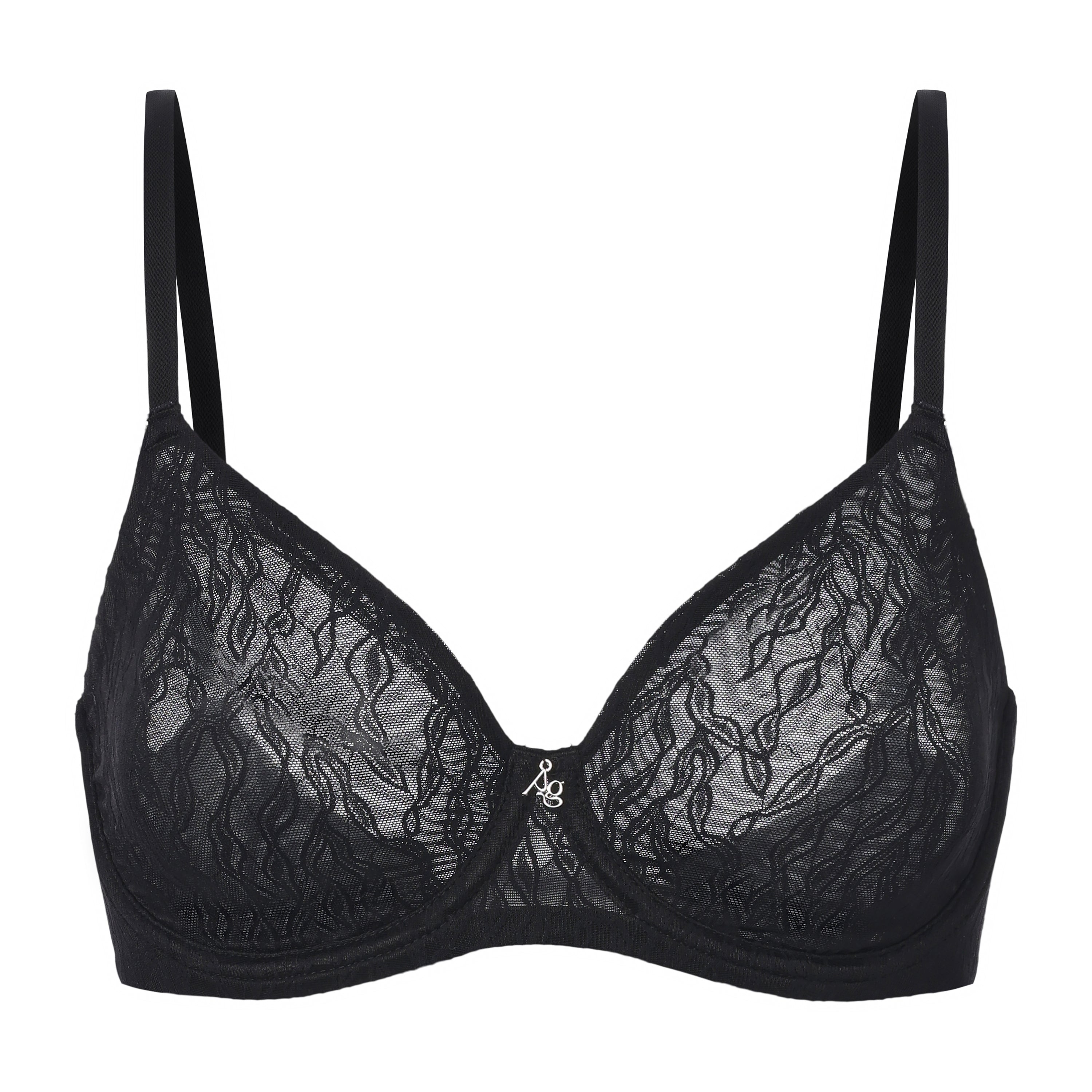 Julie Molded Lace & Mesh T-Shirt Bra