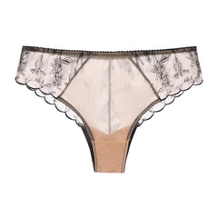 Kim Embroidery Cheeky Underwear on Jelly Fabric | Flattering Lingerie, underwear, $ 56.00, A Moment Of Now™