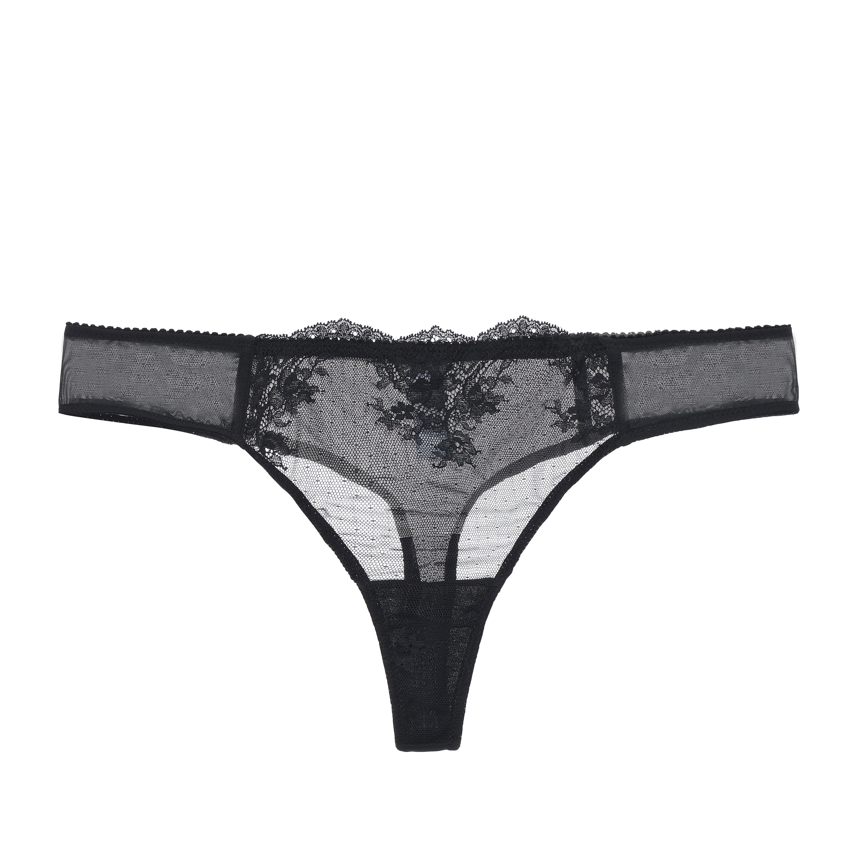 Kim Stretch Lace & Mesh Thong | Comfortable Everyday Lingerie, Thongs, $ 45.00, A Moment Of Now™
