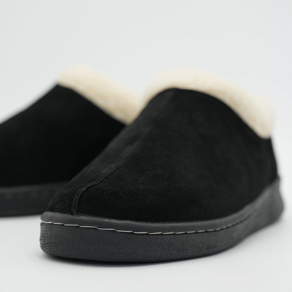 Men's Ashton Fur Slippers - Memory Foam Suede Slippers | A Moment Of Now™, Slippers, $ 59.99, A Moment Of Now™
